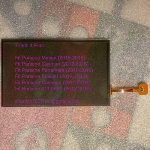 New 7'' Touch Screen Glass Digitizer Fit Porsche Macan Cayman Panamera Boxster Cayenne 997 Car Audio Media Radio GPS Navigation