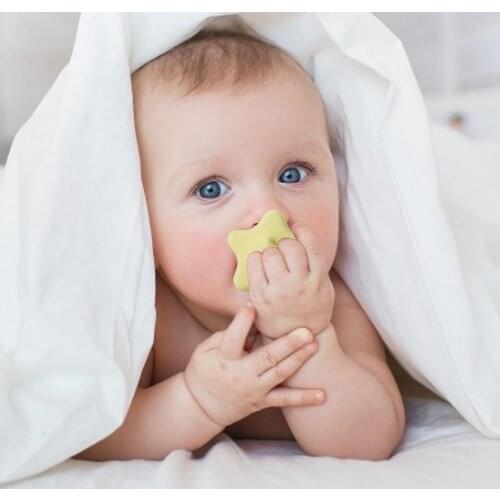 Educational Building Toys Safe Food-Grade Silicone Teether Toy Food Grade Silicone Cartoon Nursing Tiny Rod
