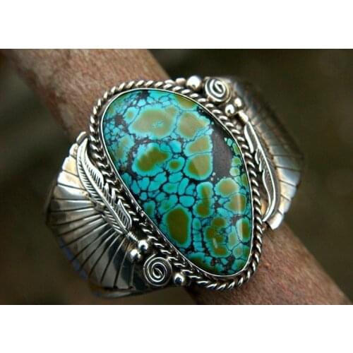 Charming tibet silvers Retro Vintage 925 Silver blue Chalcedony TURQUOISEs Rings Finger Female luck Jewelry shipping free
