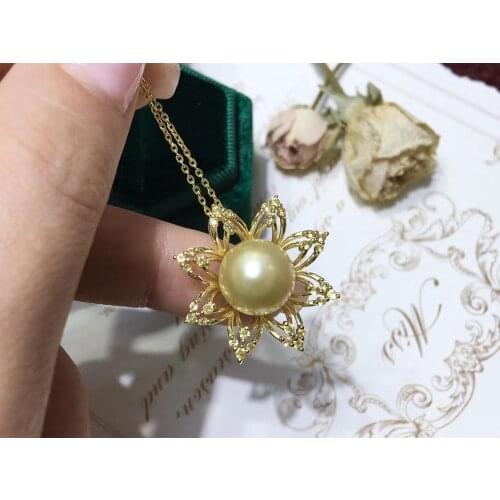 Charm New 925 Sterling Silver Pendant Base Findings Jewelry Parts Fittings Accessories for Pearls Stones Beads Coral Agate