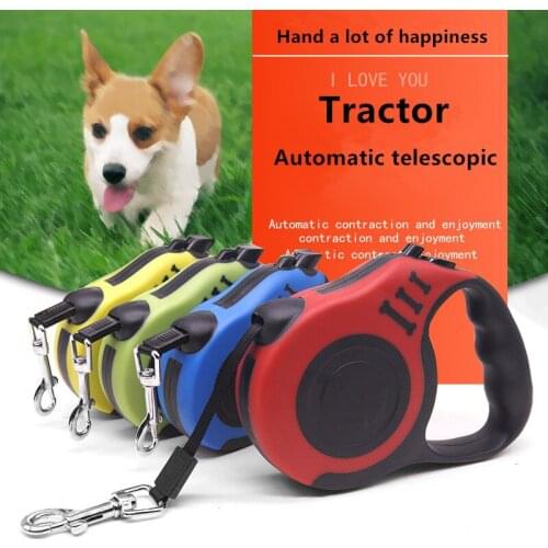 Dog Leash Retractable Nylon Pet Leash Running Walking Extending Automatic For Small And Medium Dogs And Cats