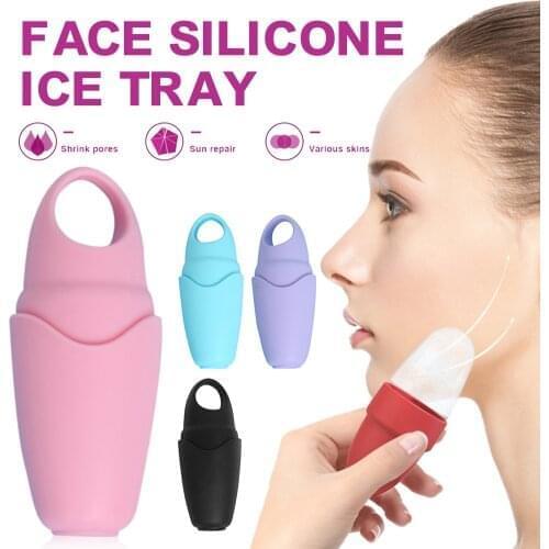 Silicone Ice Ball Face Massager Roller Cold Therapy Reusable Promote Blood Circulation Shrink Pores And Reduce Edema Fine Lines