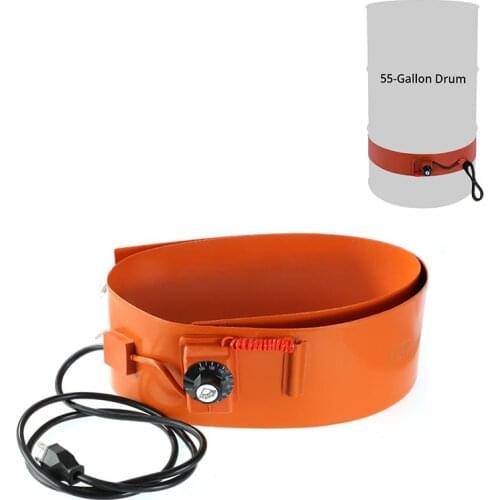 1200W Silicone Band Drum Heater Blanket Oil Biodiesel Honey Butter Metal Barrel Gas Tank For 208L Drum CE Certification