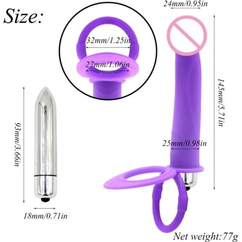 Strapon Phallus Double Penetration Dildo Anal Vibrator for Men Couples Erotic Intimate Goods Butt Plug Sex Toys for Adults Women