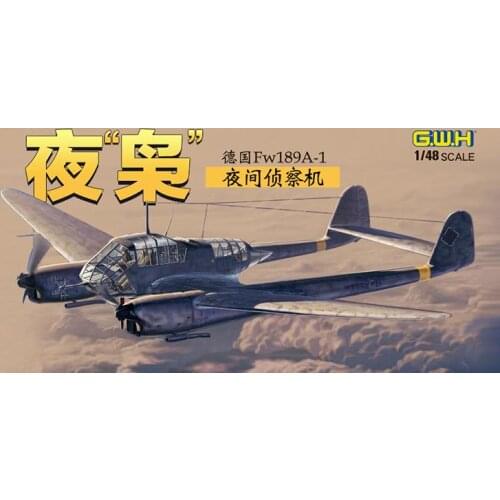 Great Wall Hobby L4801 1/48 Scale WWII German Fw 189A-1 Night Fighter Model Kit