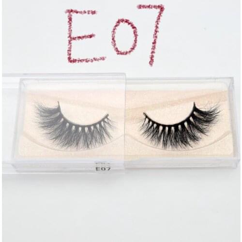 Visofree Handmade Crossing Lashes Thick Lash Soft False Eyelashes Makeup Extension Long Individual lash 3D Mink Lashes E07