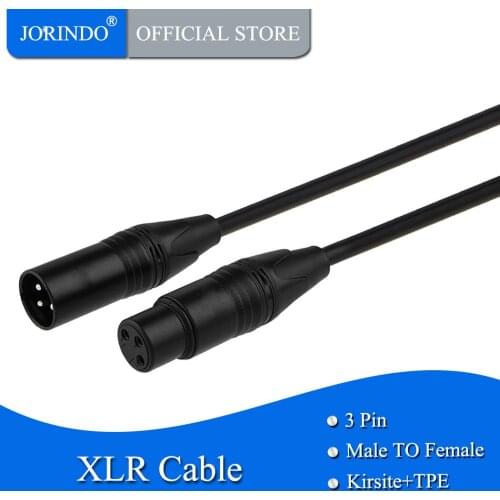 XLR Cable,JORINDO XLR Male to Female 3PIN Balanced Professional Microphone Cable for Recording Applications,Speaker Systems