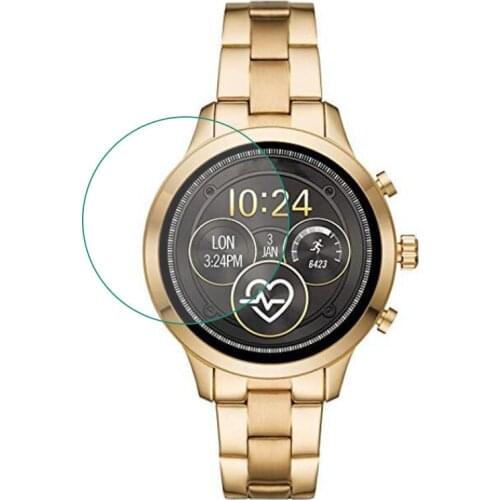 Tempered Glass Protective Film Guard For Michael Kors Access Runway 2018 Watch Smartwatch Screen Protector Cover Protection