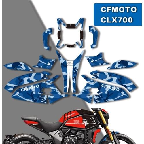 For CFMOTO CLX 700 Motorcycle 3D Oil Tank Pad flanks fuel cap Protective Stickers Decals decorative decal