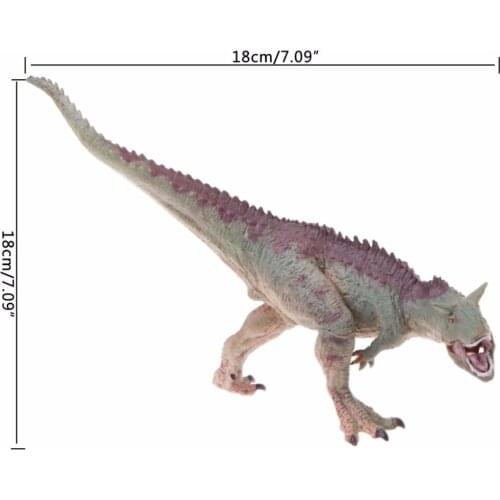 1PC Carnotaurus Dinosaur Action Figure Toys Hand Puppet Kids Educational Model #HC6U# Drop shipping