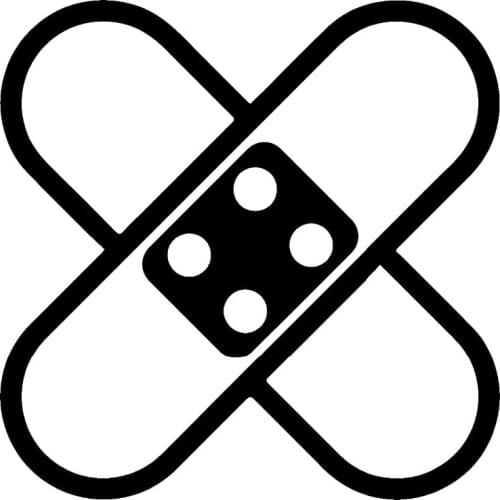 13*13cm Auto Stickers Patch Tuning Crash Sticker Medicine A Bump On Pins JDM Rear Window Bumper Motorcycle Vinyl Decor Decals