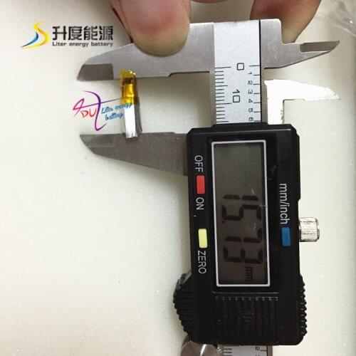 3.7v 501015 50mah rechargeable smallest small bluetooth chip battery