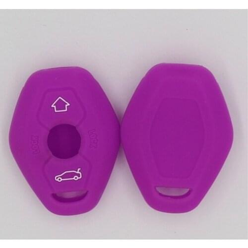 4PC Silicone Key Holder Keychain Case for BMW E39 E46 X5 E53 X3 F83 Z3 Z4 E38 Old Model Car Key Cover Shell Fob Protective