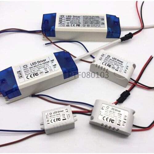 AC 85-265V 1-2x3w 2-4x3w 6-10x3w 10-18x3w 18-30x3w 600mA 650mA LED Driver Convertor Transformer For Ceiling Light Power Supply