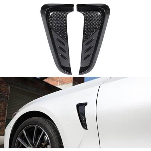 Car Side Body Air Vent Covers Trim Fender Decoration Stickers for BMW X5 X5M F15 F85 2014-2018 Car Styling