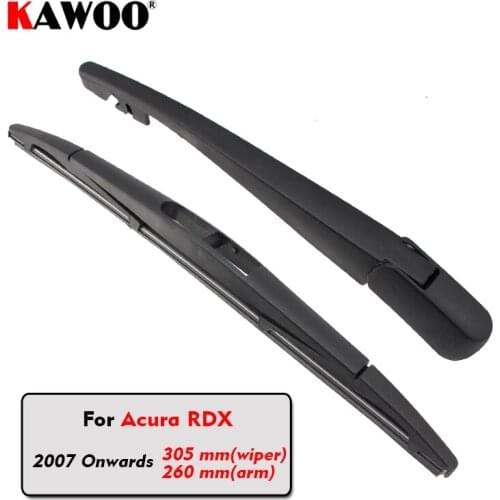 KAWOO Car Rear Wiper Blades Back Window Wipers Arm For Acura RDX Hatchback (2007-) 305mm Auto Windscreen Blade Accessories