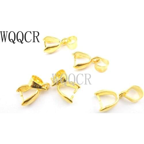 Free Shipping DIY gold jewelry accessories necklace earrings connecting folder pendant accessories