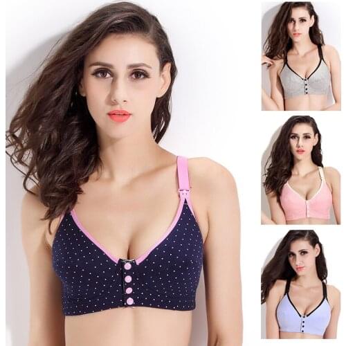 MODENGYUNMA Breast Feeding cotton Maternity bras prevent sagging for women soutien gorge allaitement Nursing Bras pregnant