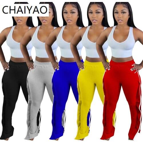 Женские спортивные брюки CHAIYAO China At AliExpress