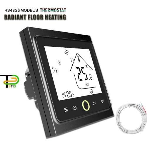 Dual Sensor Centralized Building Control By RS485&Modbus Thermostat for Water Heater/Valve switch