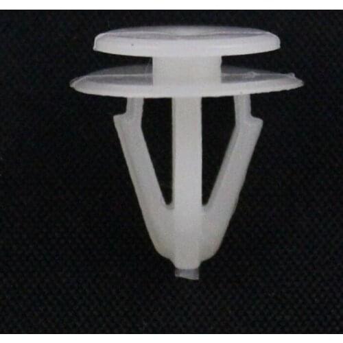 500x small micro Door Trim panel Garnish Retainer fastener clips for Toyota white color HKpost Free shipping