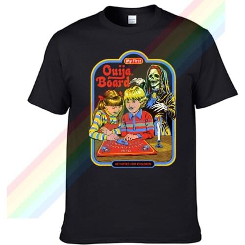 Ouija Board Activities For Children T Shirt For Men Limitied Edition Unisex Brand T-shirt Cotton Amazing Short Sleeve Tops