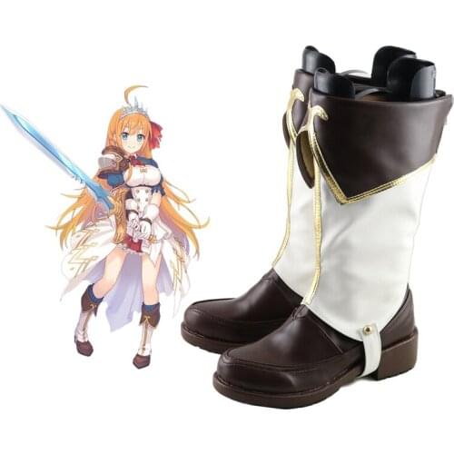 Hot Anime Princess Connect! Re:Dive Eustiana von Astraea Cosplay Shoes Halloween Carnival Cosplay Costume Accessories