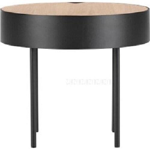 European Style Modern Round Tea Coffee Table Simplicity Creative Living Room Bedroom Corner Small Round Sofa Side Table 50cm