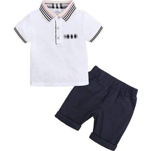Summer Children Clothes Style Children clothing sets Baby boys girls t shirts+shorts pants sports suit kids clothes