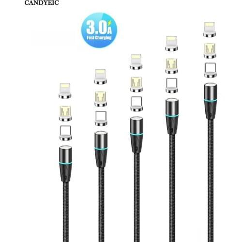 CANDYEIC Magnetic cable for Xiaomi Mi 11X Charging Data cord type c charging mi