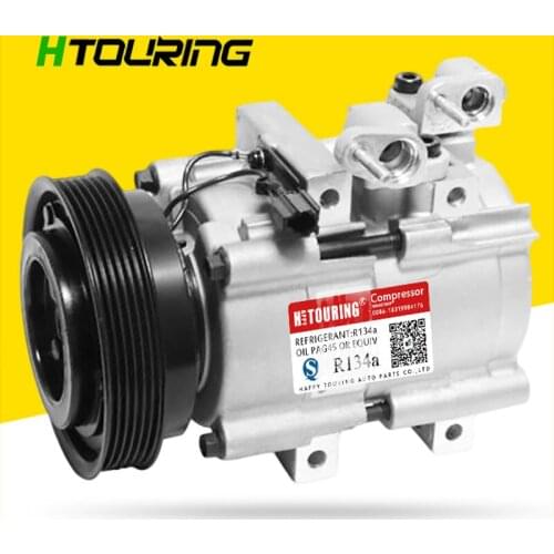 HS18 NEW AC Compressor For Car Hyundai Santa Fe V6 3.5L DOHC 2003 2004 2005 2006 97701-26350 9770126350 CO 10921C 57198 6512202