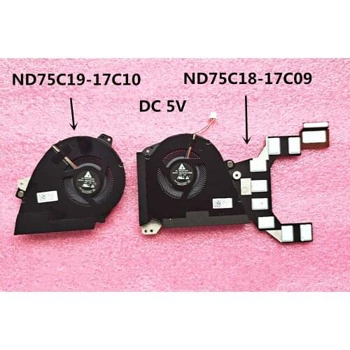 Laptop CPU/GPU cooling Heatsink&Fan for Asus ROG Zephyrus GX501 GX501vsk GX501GI ND75C18-17C09 ND75C19-17C10 ND7CC02-17L14