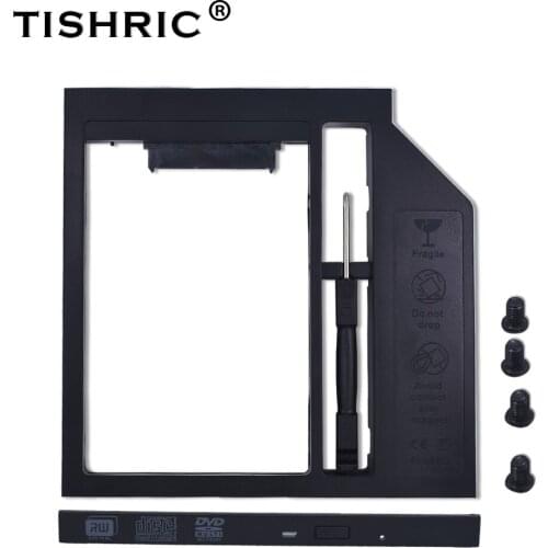 Original 2nd HDD Caddy 9.5mm SATA III for 2.5" 7mm / 9mm SSD Case HDD Enclosure for Laptop CD/DVD-ROM Optical Bay