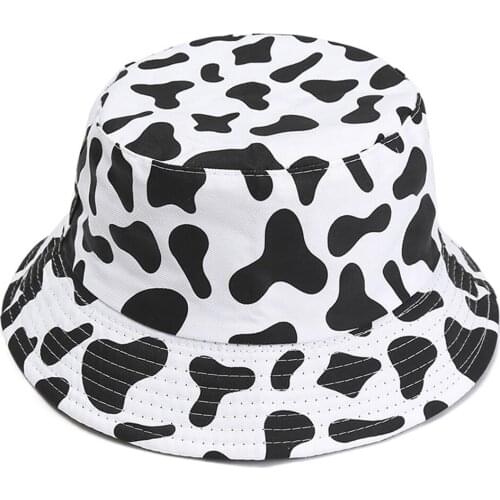 Unisex Bucket Hat Fashion Print Creative Graffiti Fisherman Cap Summer Packable Sun Hat