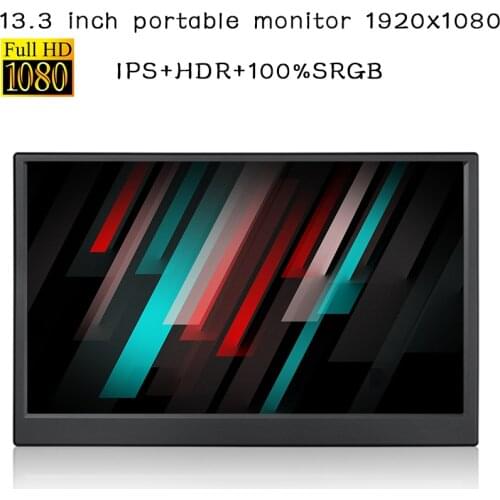 13.3-inch portable monitor PS4/PS5/Switch/ PC/IPS gaming display 15.6-inch UHD1920x1080 Notebook extension