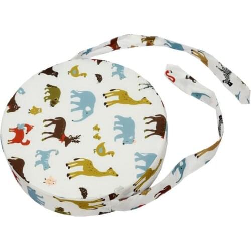 Chrildren Chair Pram Booster Round Pad Kids Heighten Seat Mat Baby Child Dining Cushion Adjustable Removable