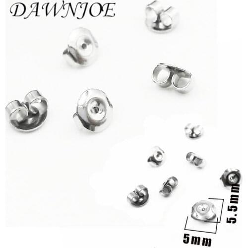 50 pcs/lot Stainless Steel Butterfly Earrings plug Earrings Stopper DIY Making Earrings Jewelry Accessories Find