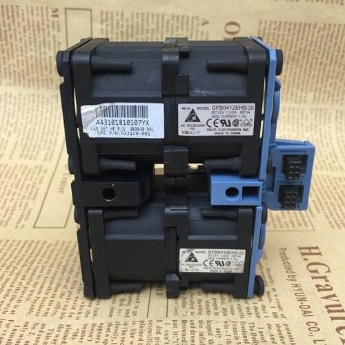 Detla Electronics GFB0412EHS DC 12V 1.82A 40x40x56mm Server Cooling Fan