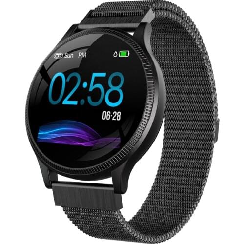 NEW MK08 Tempered glass Smart Watch men WeChat movement Fitness Tracker smartwatch Heart Rate Blood Pressure Monitor smart band