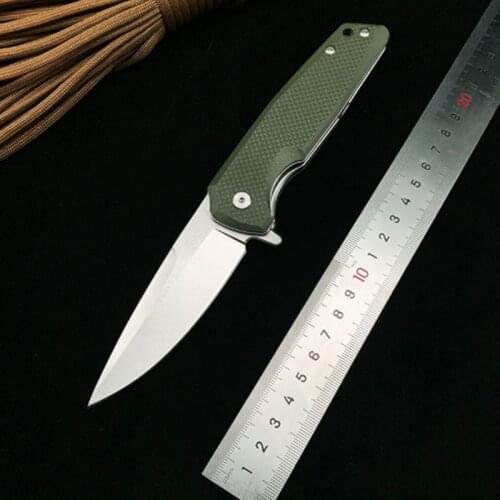 KESIWO L086 pocket Folding Knife Survival D2 Blade camping knives hunting G10 Handle rescue tactical EDC tool kithcen knife