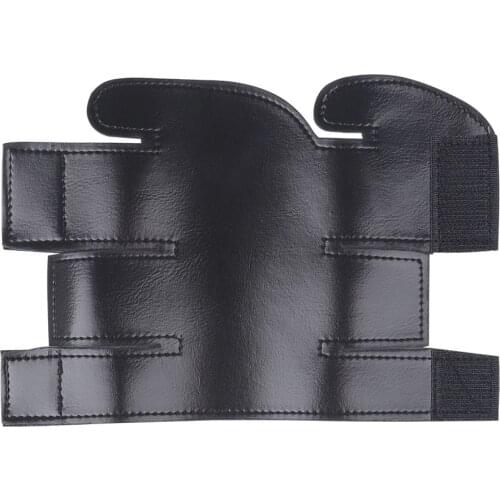 Trumpet Valve Guard PU Leather Protective Sleeve Protector for Trumpet Black