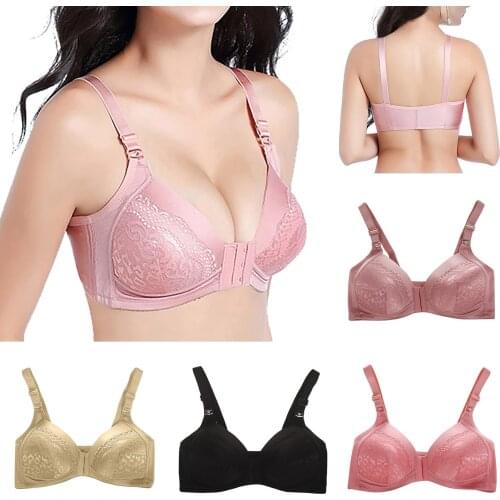 New Half Cup Bra Lace Push Up Bra Women Fashion Printed Bra Wire Free Underwear Seamless Brassiere Femme Bra Everyday Underwear