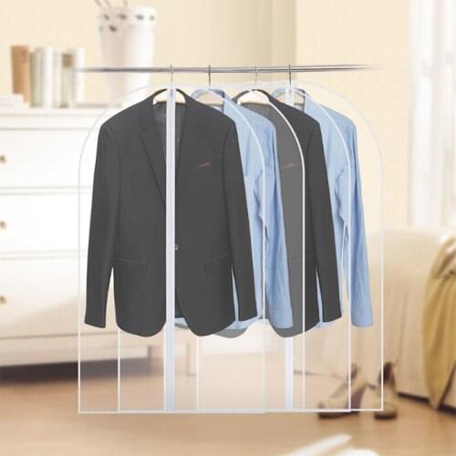 2019 Dustproof Suit Cover Waterproof Clothes Cover Transparent Overcoat Cover Light Weighted Trousers Cover Housing Accessories