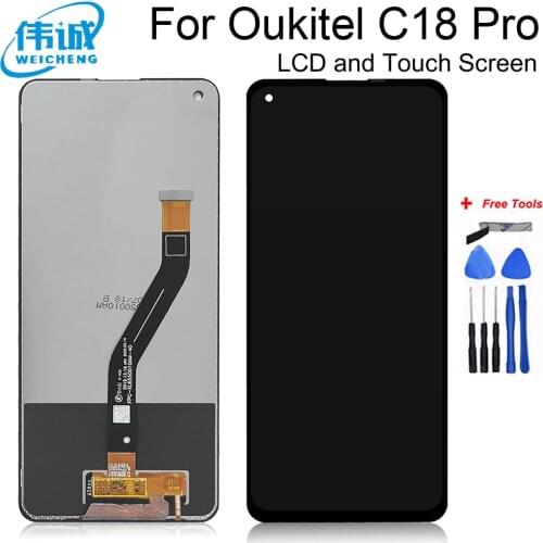 Oukitel C18 PRO LCD Display+Touch Screen Assembly 100% Original Tested LCD Digitizer Glass Panel Replacement For Oukitel C18 PRO