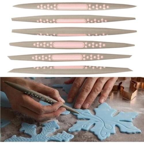 6 Pcs Plastic Soft Head Pen Modeling Tools Clay Sculpture Mold Handmade Art Making Carving Pottery Accessaries