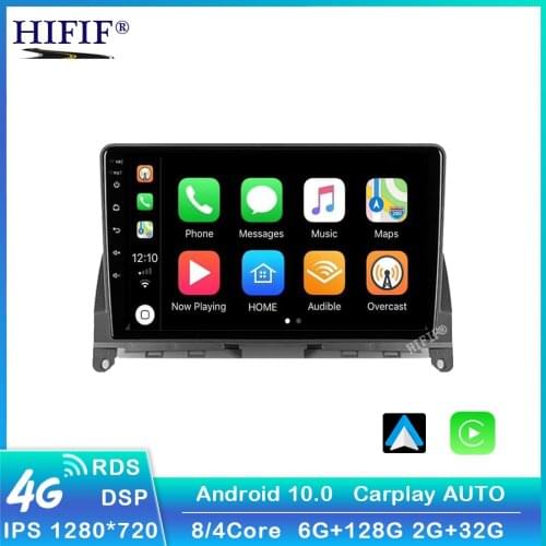 DSP 2 Din Car Multimedia Player Android Wifi Navigation GPS Autoradio For Mercedes Benz W204 S204 2006 - 2011 Head Unit Stereo