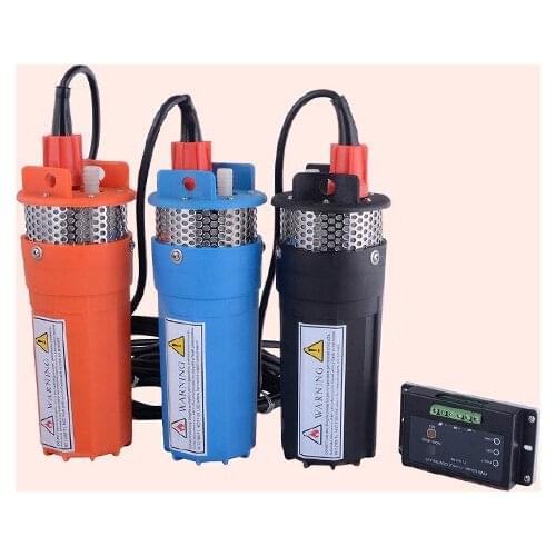 Free Shipping) Solar Energy Water Pump Dc12v/24v 360lph 70m Lift,submersible Outdoor Garden Deep Well Car Wash Bilge Cleaning