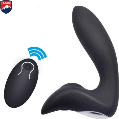 12 Modes Remote wireless Remote Massager Anal Sex Toys For Men G Prostate Massager Aneros Anal Plug Stimulate Male Masturbator