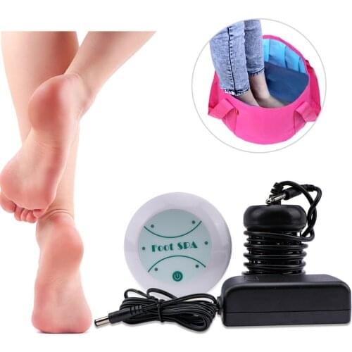 Mini Detox Machine Ion Cleanse Ionic Foot Bath Aqua Cell Spa Machine Detox Foot Bath Detox Foot Bath Arrays Round