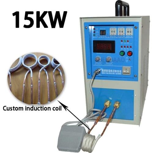 GP—15 Metal Smelting High Frequency Induction Heating Machine Quenching/Annealing Welding Metal Heat Treatment Equipment 220V
